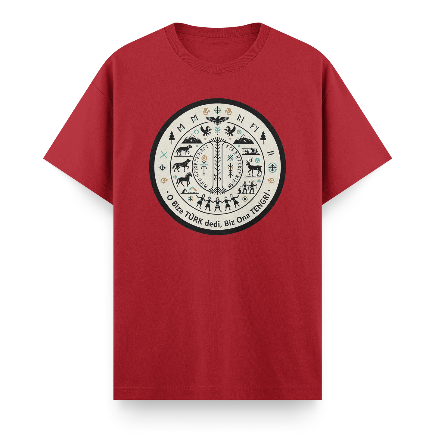 O Bize Türk Dedi, Biz Ona Tengri Regular T-Shirt