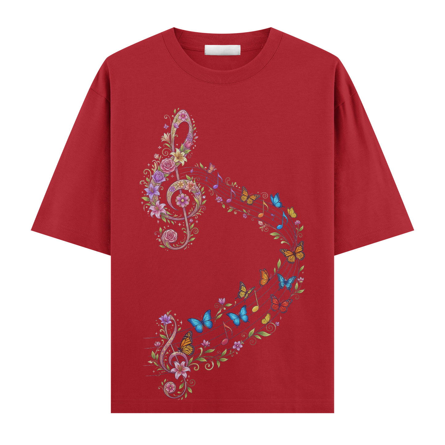 Musik-i Kelebek Oversize T-Shirt