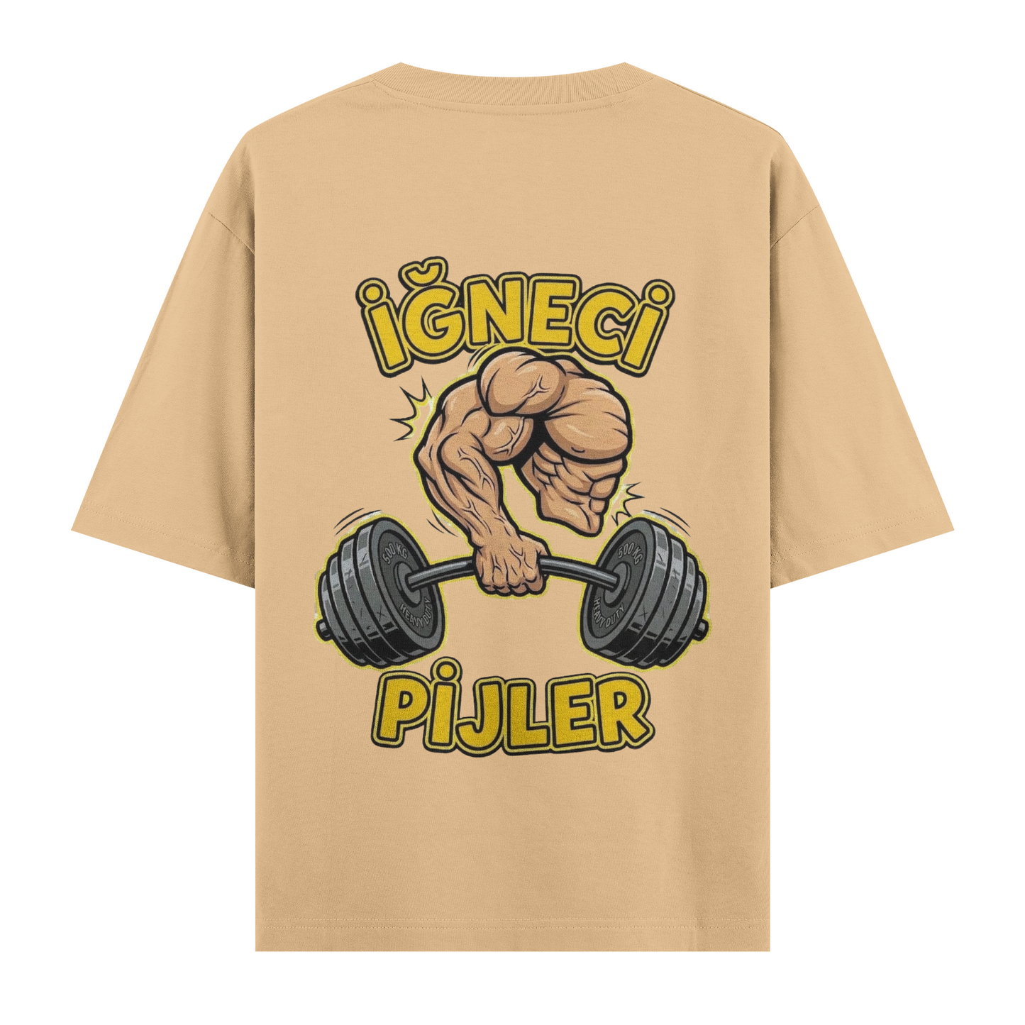 İğneci Pijler Oversize T-Shirt