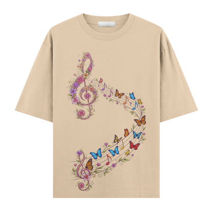 Musik-i Kelebek Oversize T-Shirt
