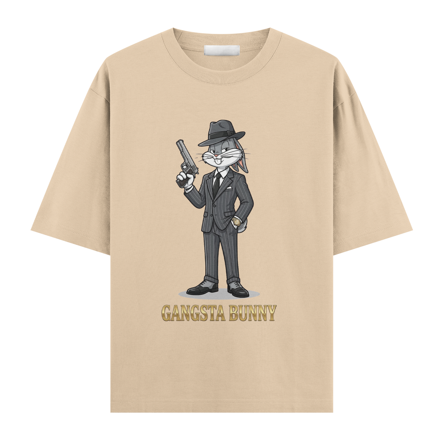 Boss Bunny: Elite Gangster Oversize T-Shirt