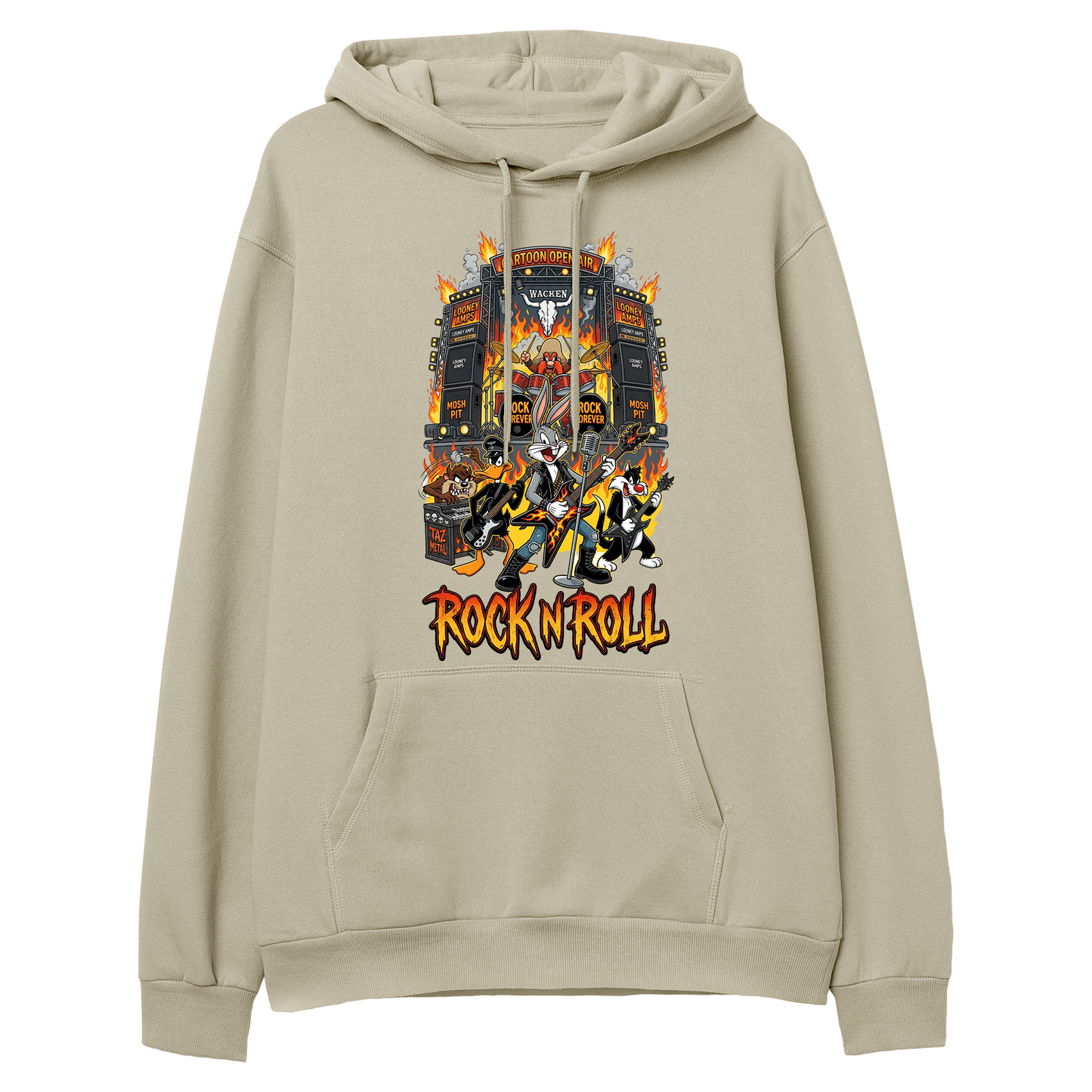 Looney Tunes: Retro Rock Riot Regular Hoodie