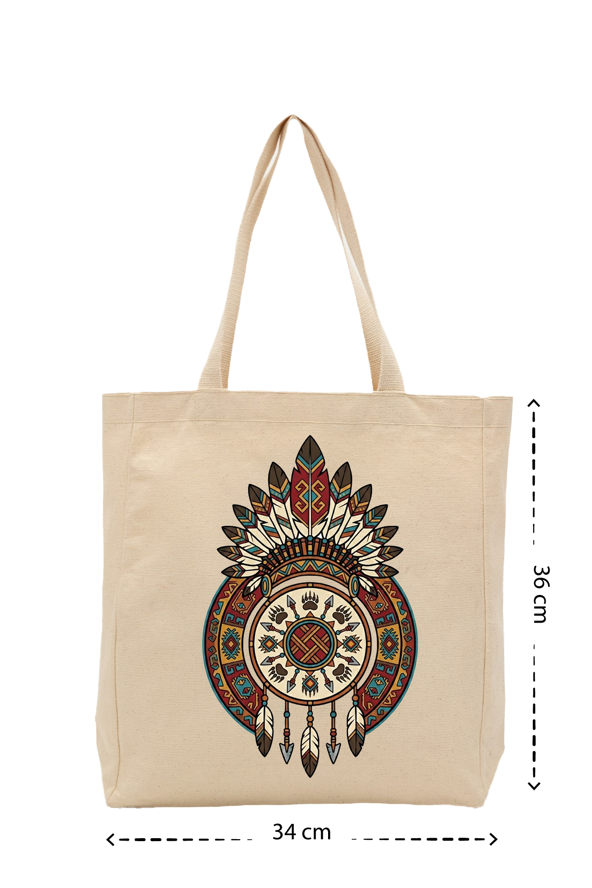 Göçebe Düşler Tote Bag – Bohem Bez Çanta