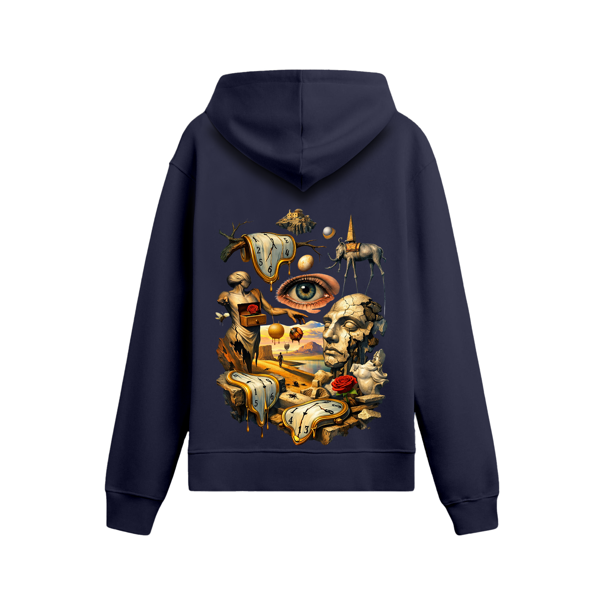 Sanat Serisi: Dali Oversize Hoodie