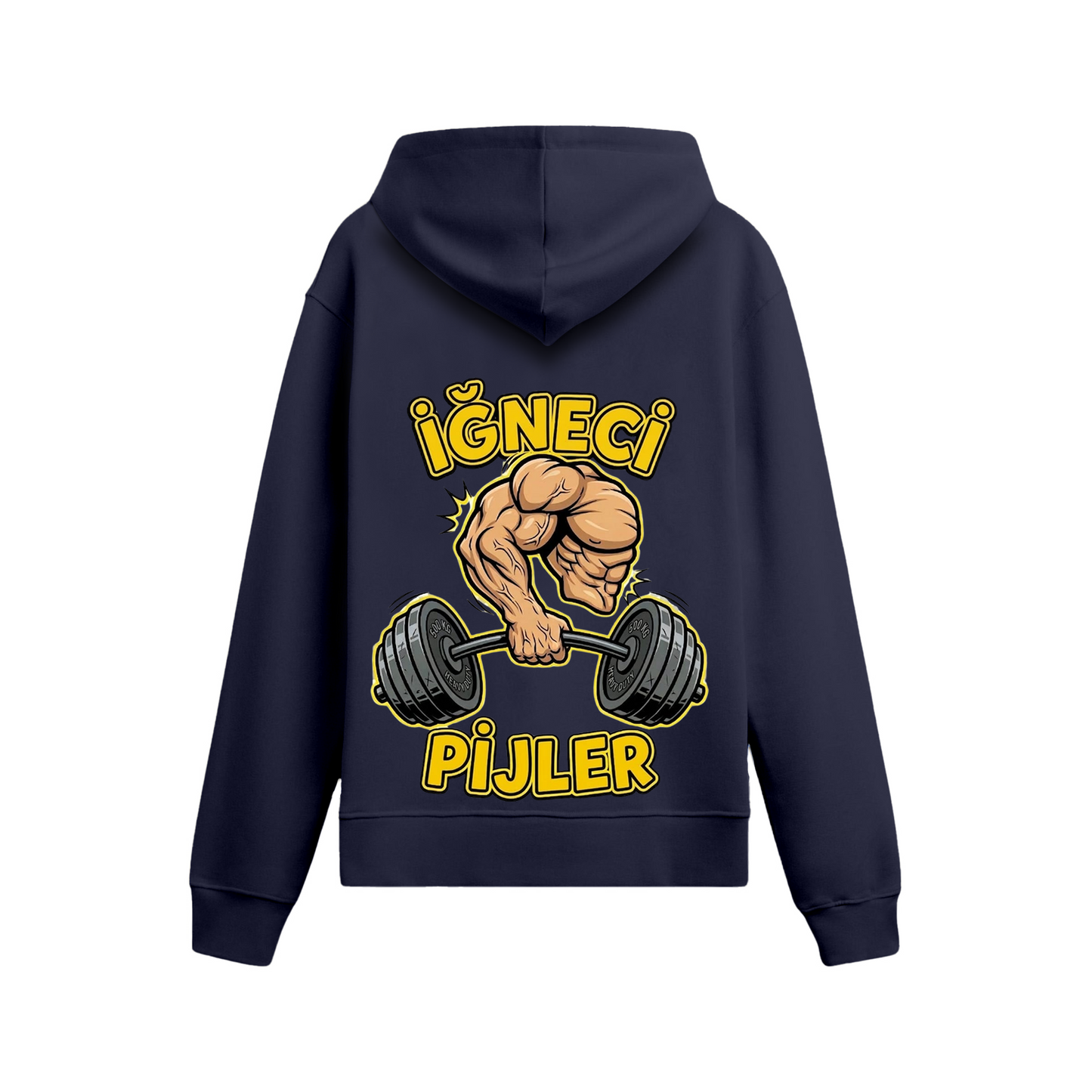 İğneci Pijler Oversize Oversize Hoodie