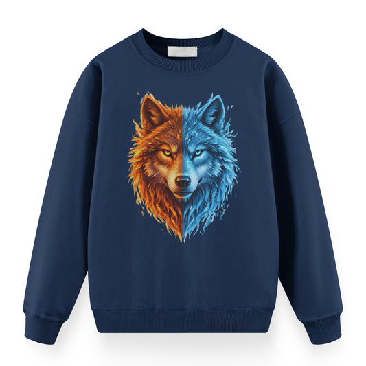 Bozkurt: Ateş ve Buzun Efendisi Oversize Sweatshirt