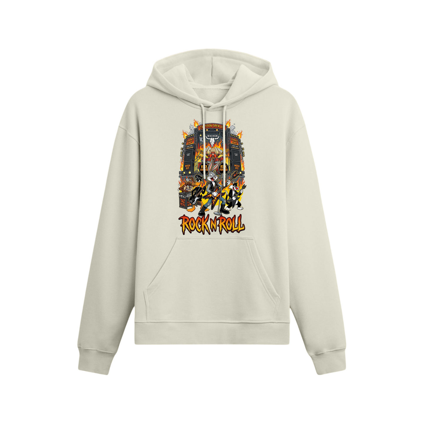 Looney Tunes: Retro Rock Riot Oversize Hoodie