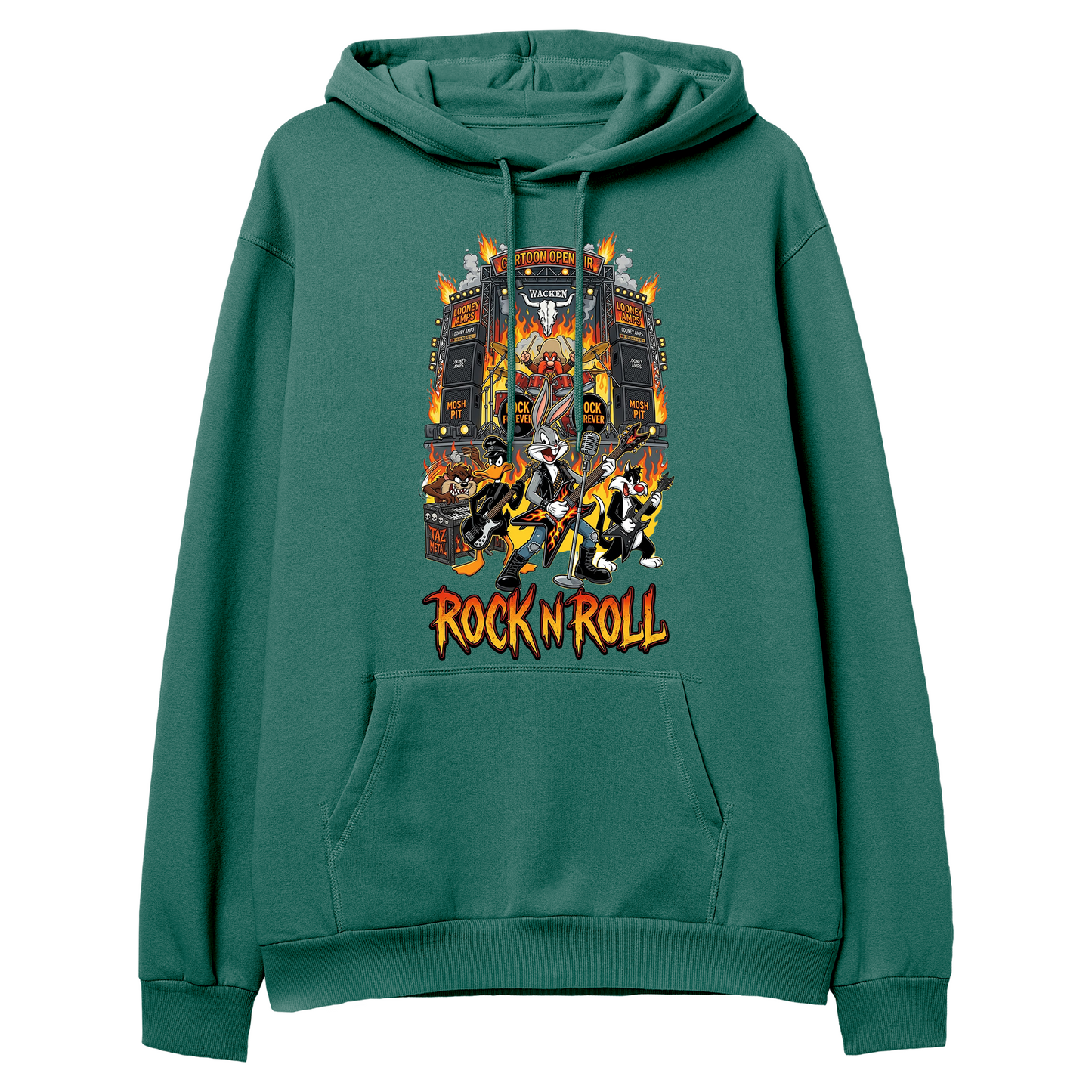 Looney Tunes: Retro Rock Riot Regular Hoodie