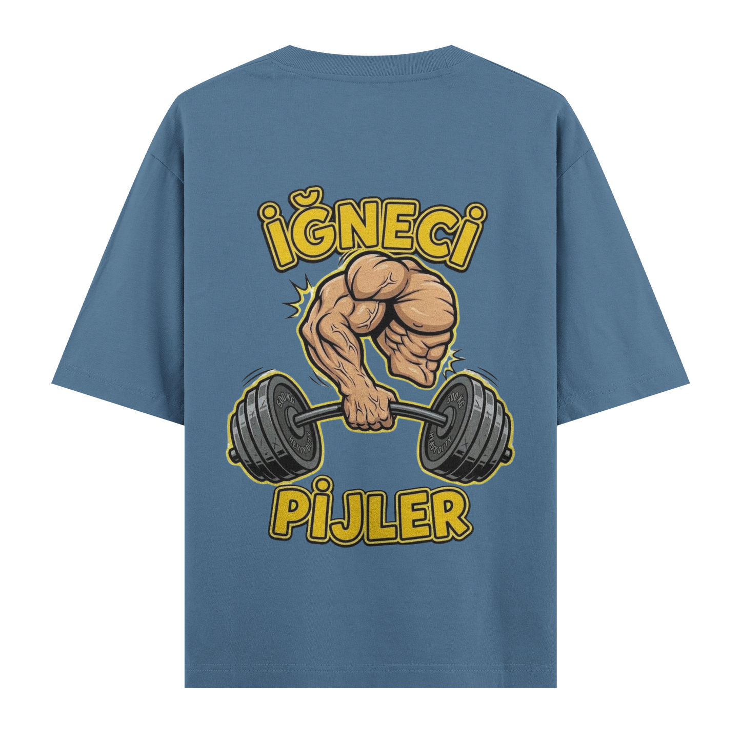 İğneci Pijler Oversize T-Shirt