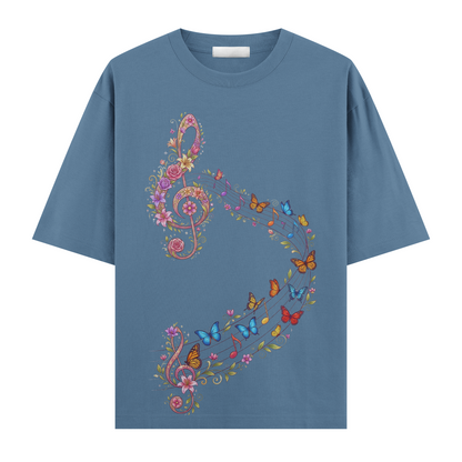 Musik-i Kelebek Oversize T-Shirt