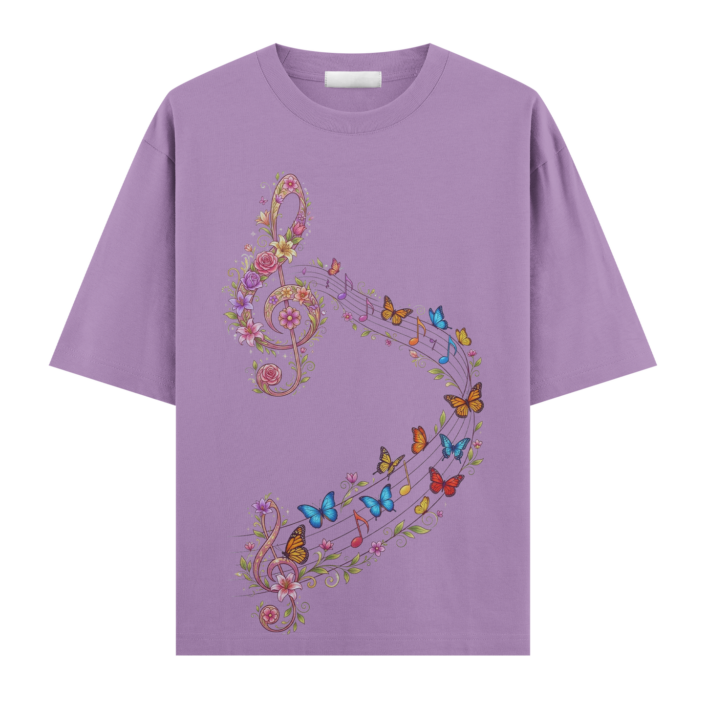 Musik-i Kelebek Oversize T-Shirt