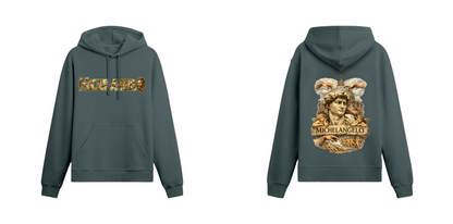 Sanat Serisi: Michelangelo Oversize Hoodie