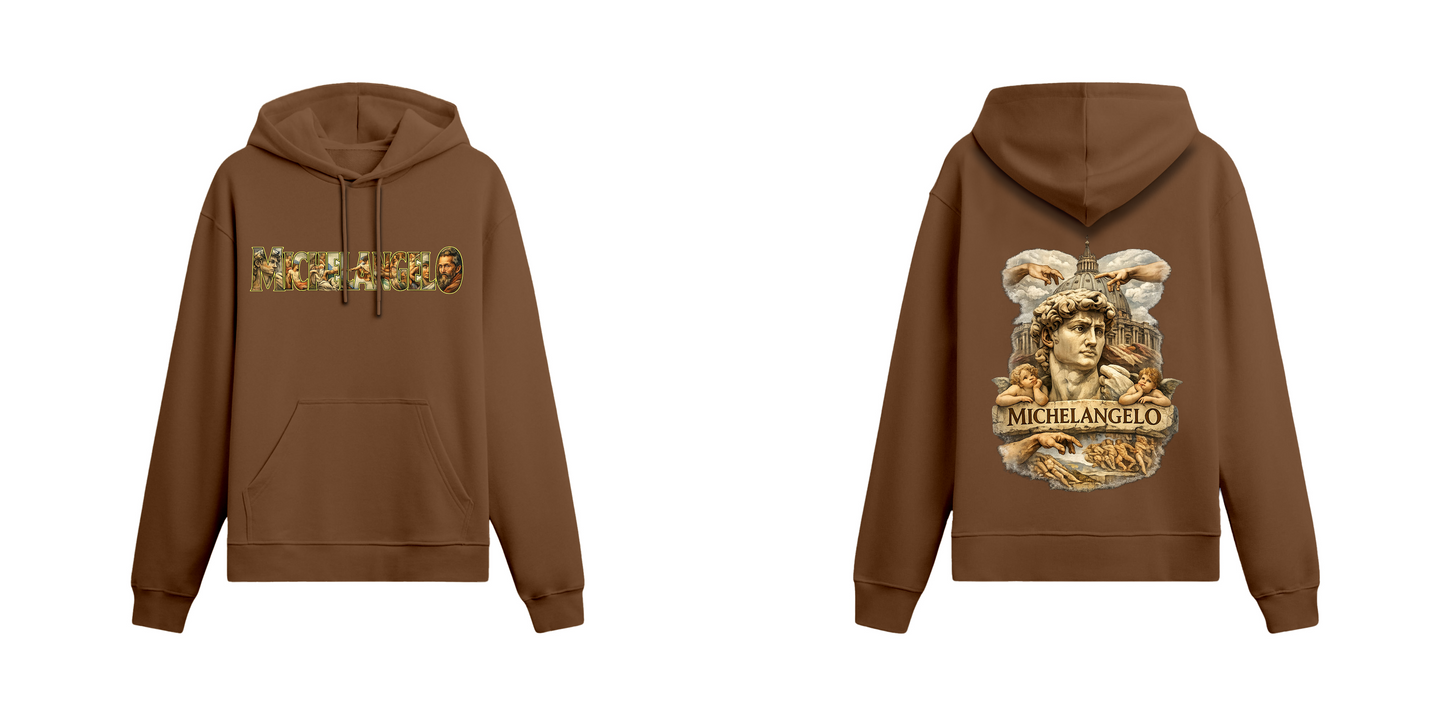 Sanat Serisi: Michelangelo Oversize Hoodie