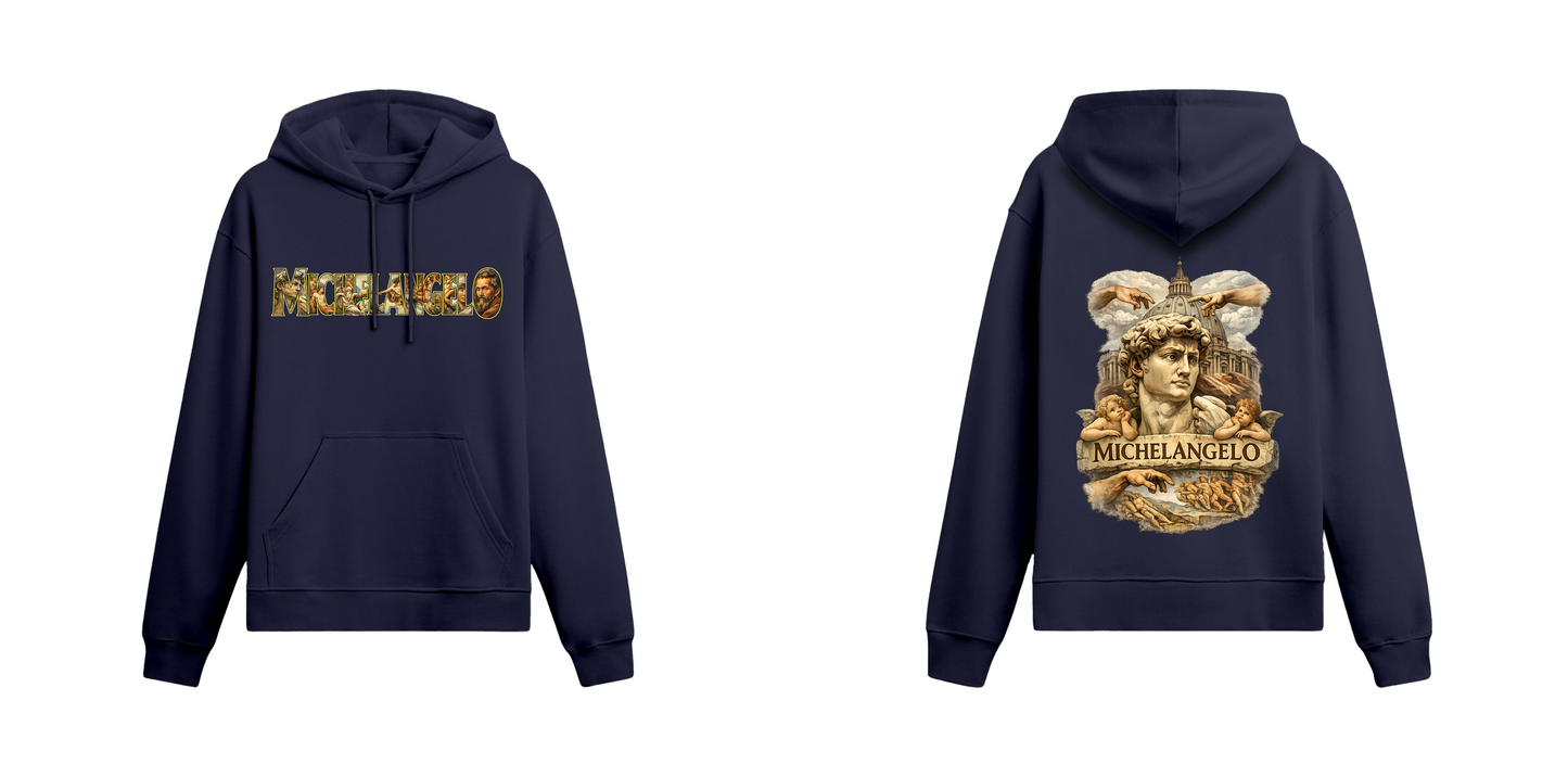 Sanat Serisi: Michelangelo Oversize Hoodie