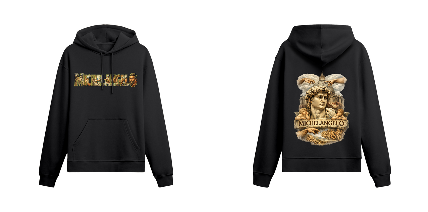 Sanat Serisi: Michelangelo Oversize Hoodie