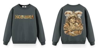Sanat Serisi: Michelangelo Oversize Sweatshirt
