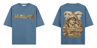 Sanat Serisi: Michelangelo Oversize T-Shirt