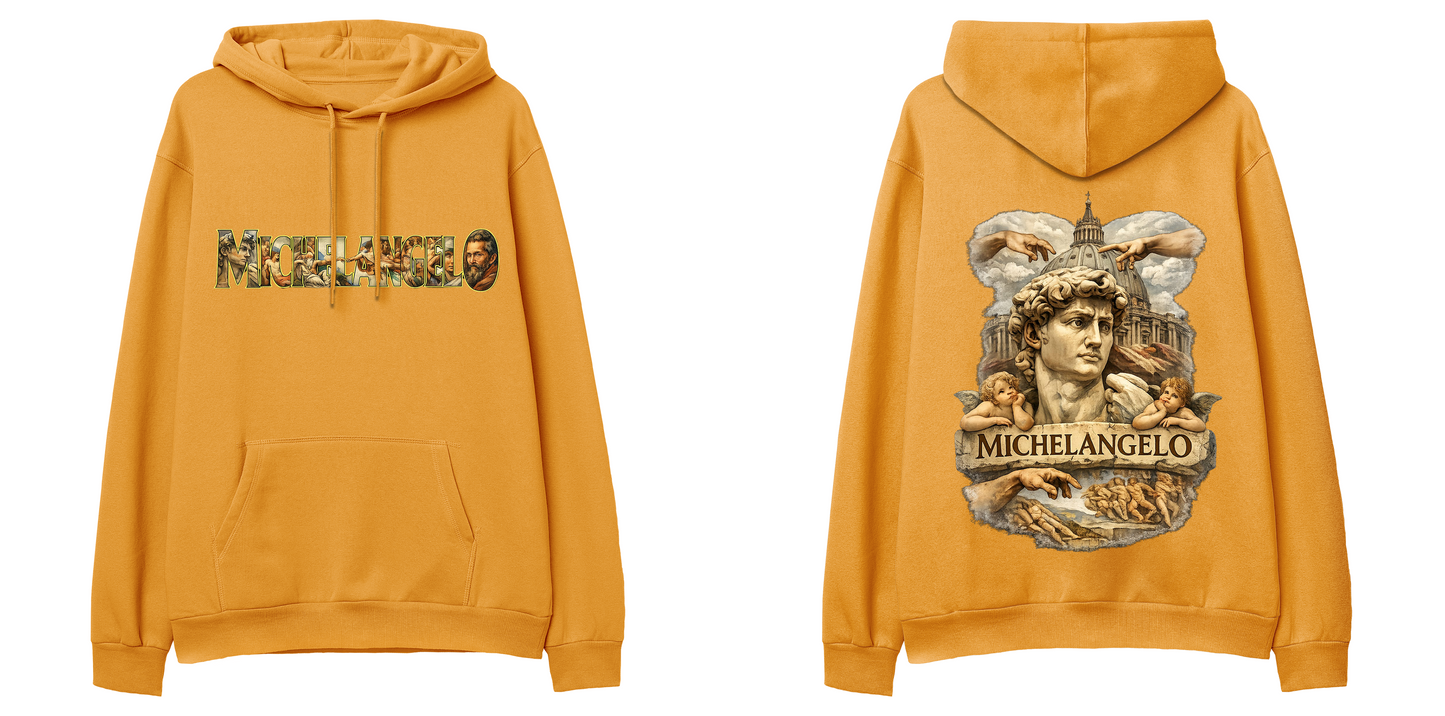 Sanat Serisi: Michelangelo Regular Hoodie