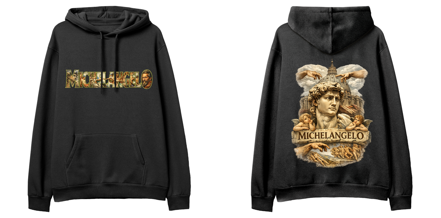 Sanat Serisi: Michelangelo Regular Hoodie