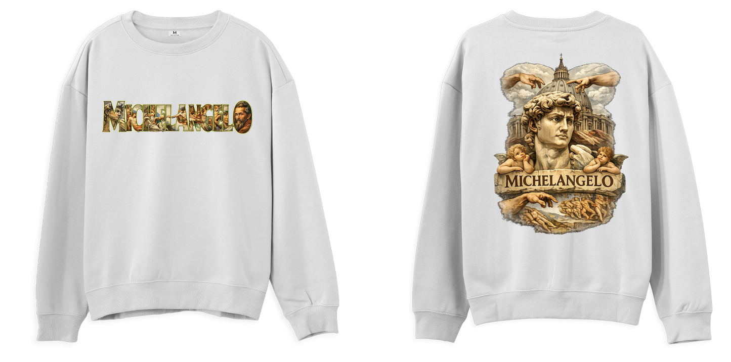 Sanat Serisi: Michelangelo Regular Sweatshirt