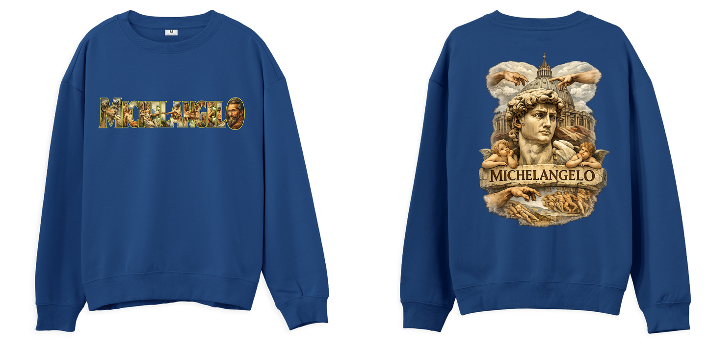 Sanat Serisi: Michelangelo Regular Sweatshirt