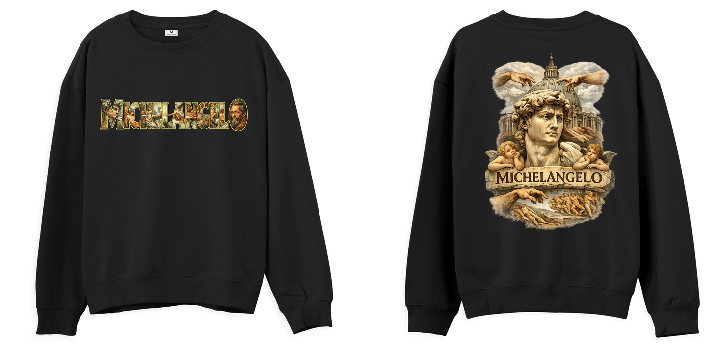 Sanat Serisi: Michelangelo Regular Sweatshirt