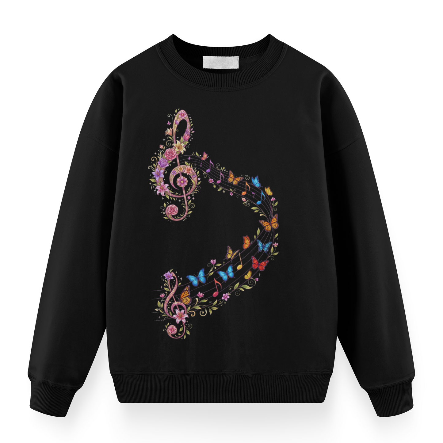Musik-i Kelebek Oversize Sweatshirt