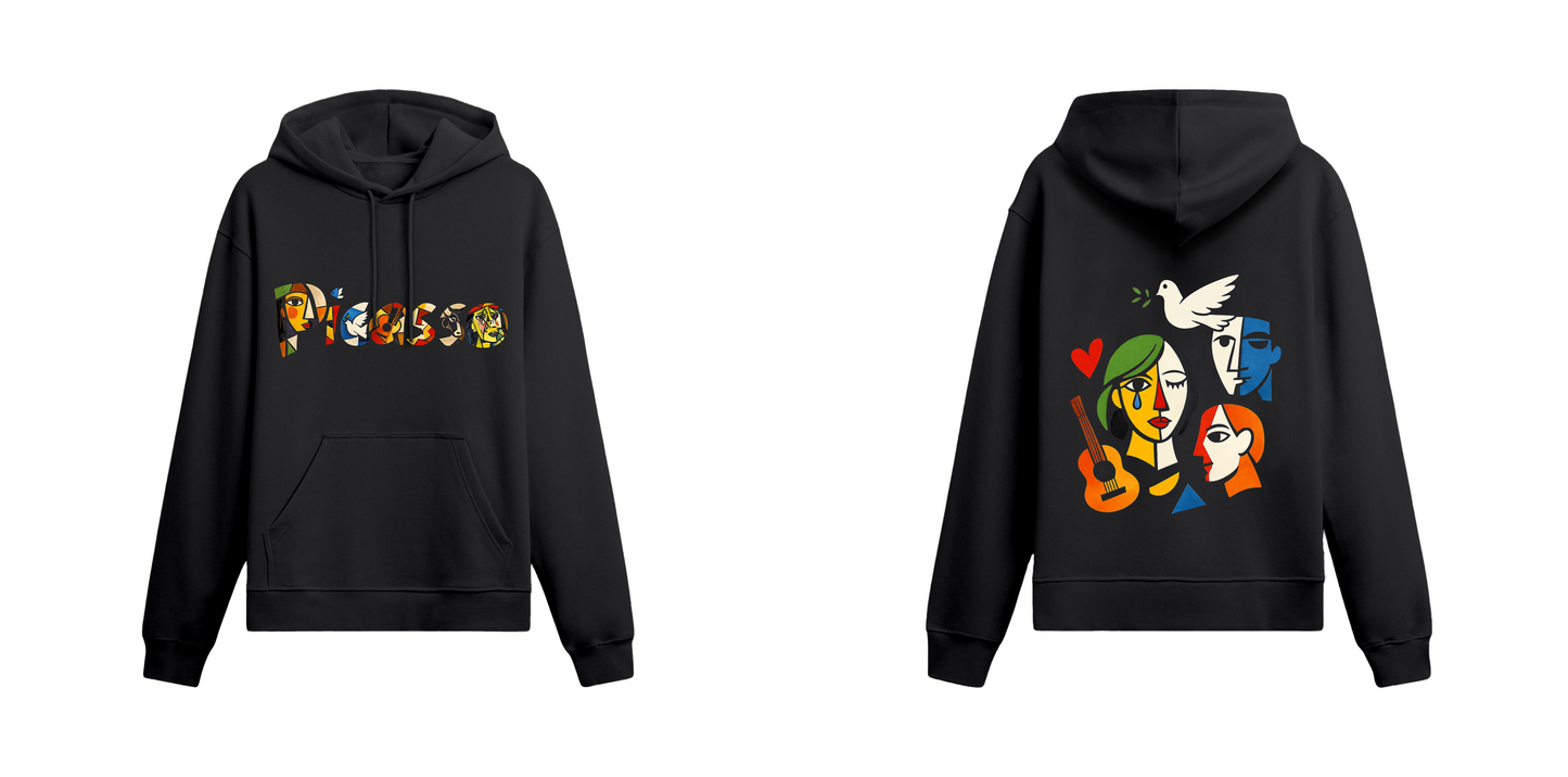 Sanat Serisi: Picasso Oversize Hoodie