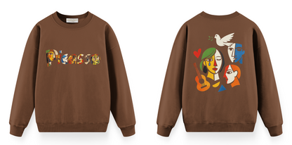 Sanat Serisi: Picasso Oversize Sweatshirt
