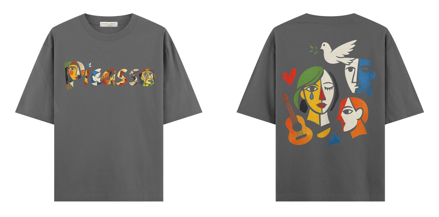 Sanat Serisi: Picasso Oversize T-Shirt
