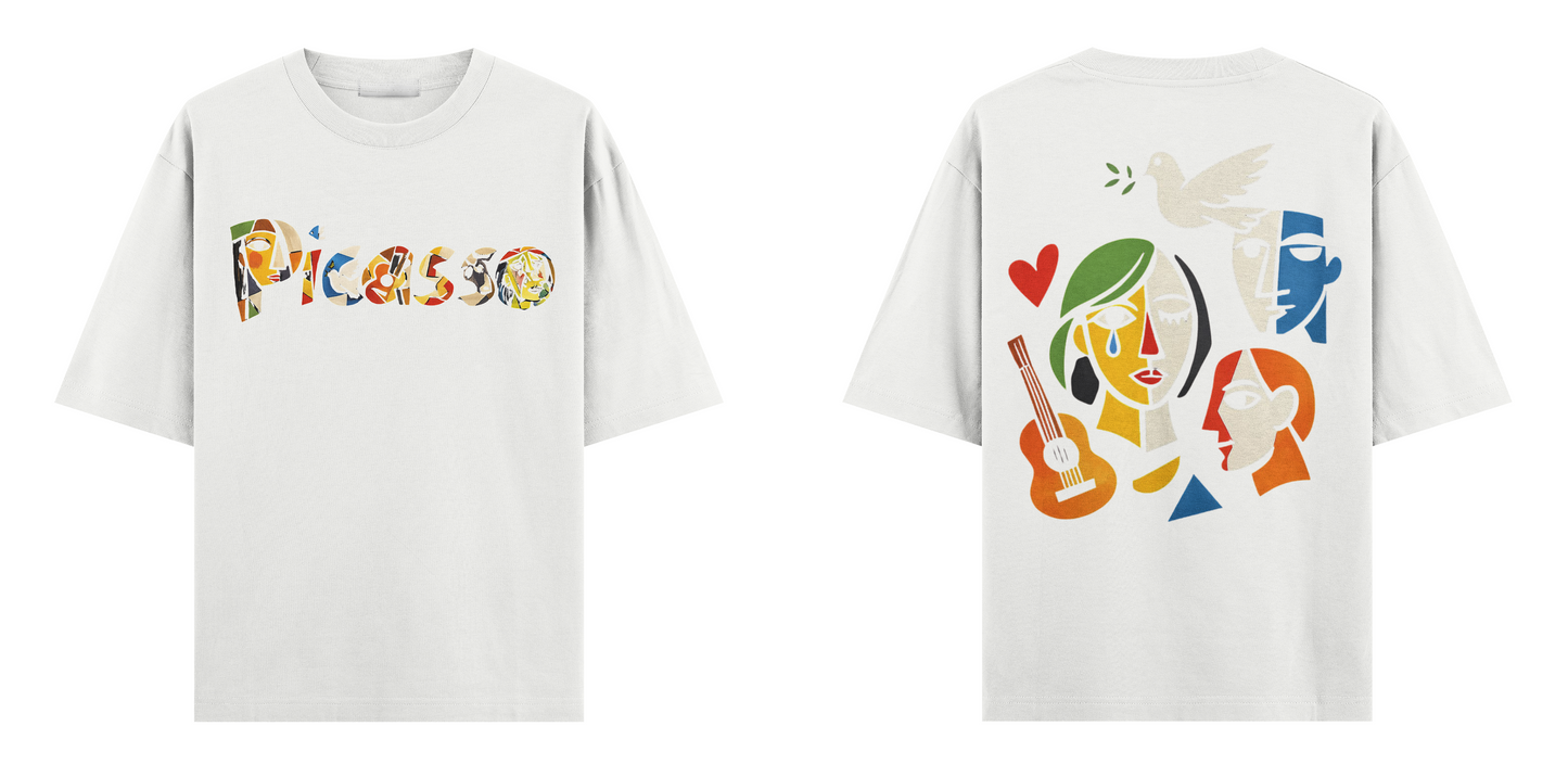 Sanat Serisi: Picasso Oversize T-Shirt