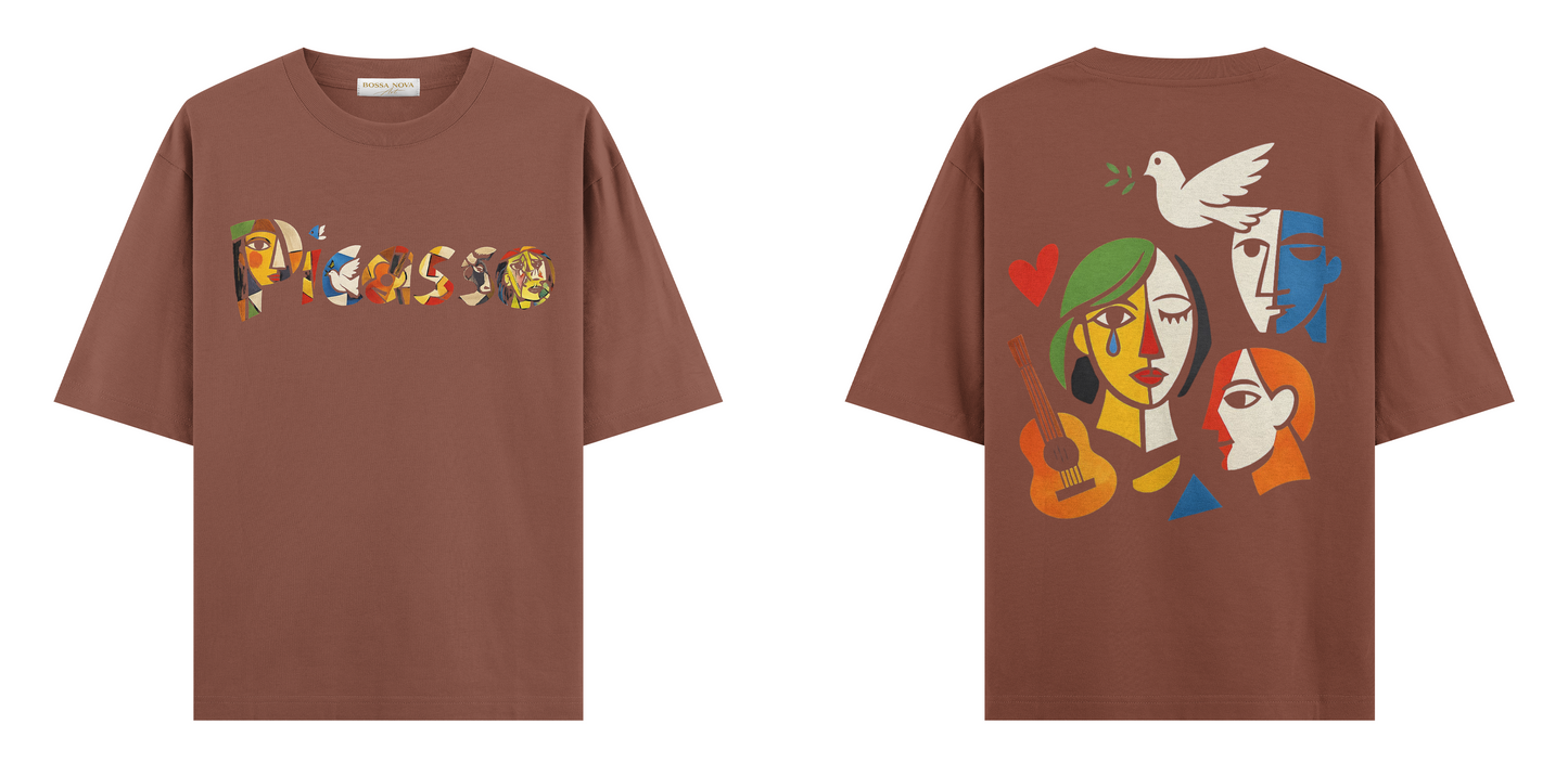 Sanat Serisi: Picasso Oversize T-Shirt