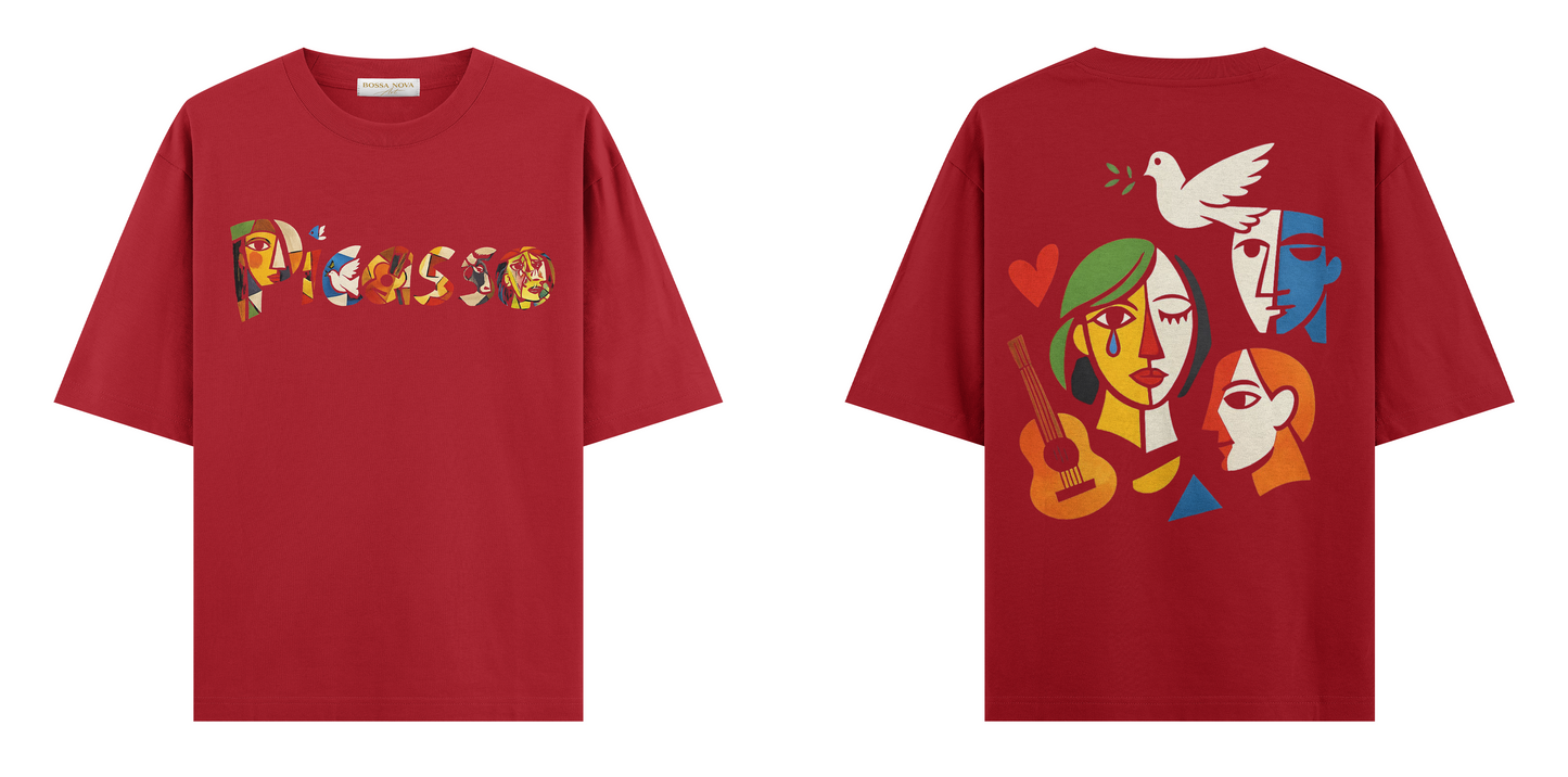 Sanat Serisi: Picasso Oversize T-Shirt