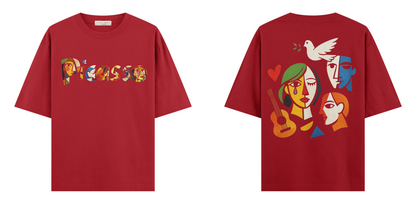 Sanat Serisi: Picasso Oversize T-Shirt