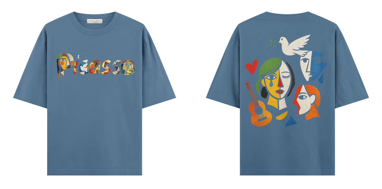 Sanat Serisi: Picasso Oversize T-Shirt