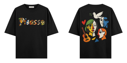 Sanat Serisi: Picasso Oversize T-Shirt