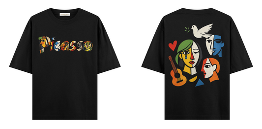 Sanat Serisi: Picasso Oversize T-Shirt