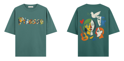 Sanat Serisi: Picasso Oversize T-Shirt