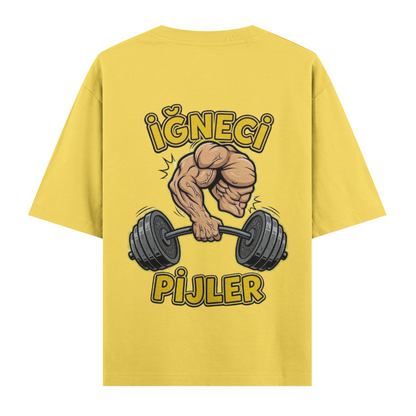 İğneci Pijler Oversize T-Shirt