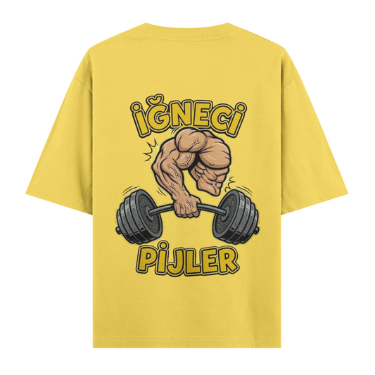 İğneci Pijler Oversize T-Shirt