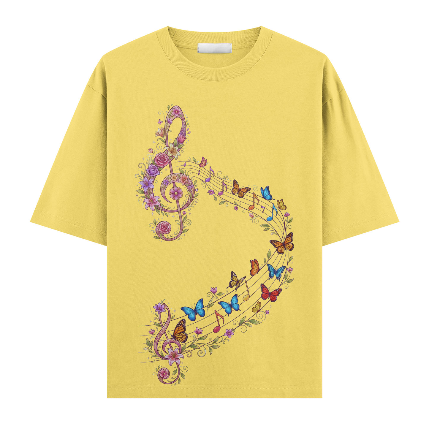 Musik-i Kelebek Oversize T-Shirt