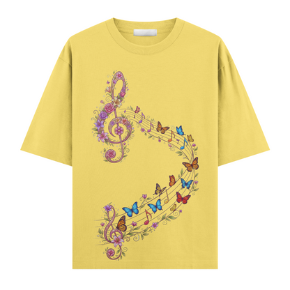Musik-i Kelebek Oversize T-Shirt