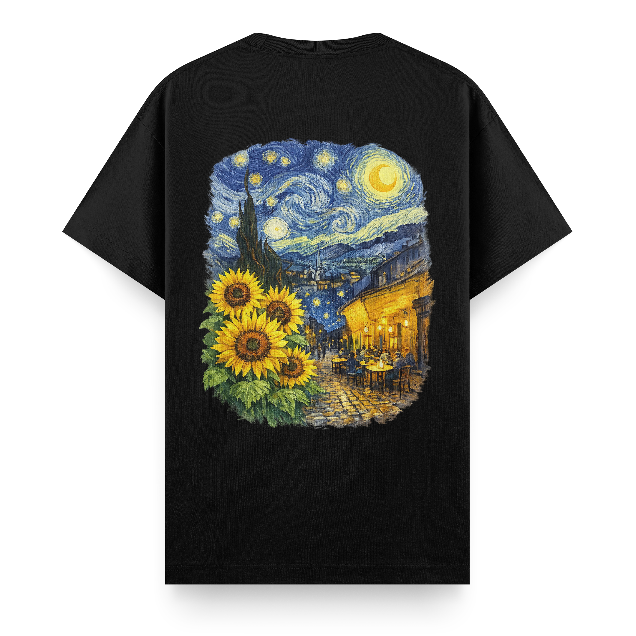 Sanat Serisi: Van Gogh Oversize T-Shirt
