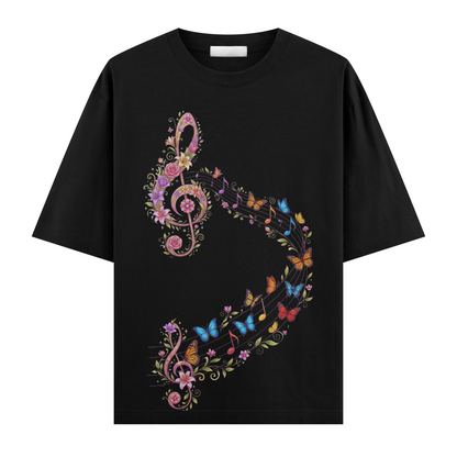 Musik-i Kelebek Oversize T-Shirt