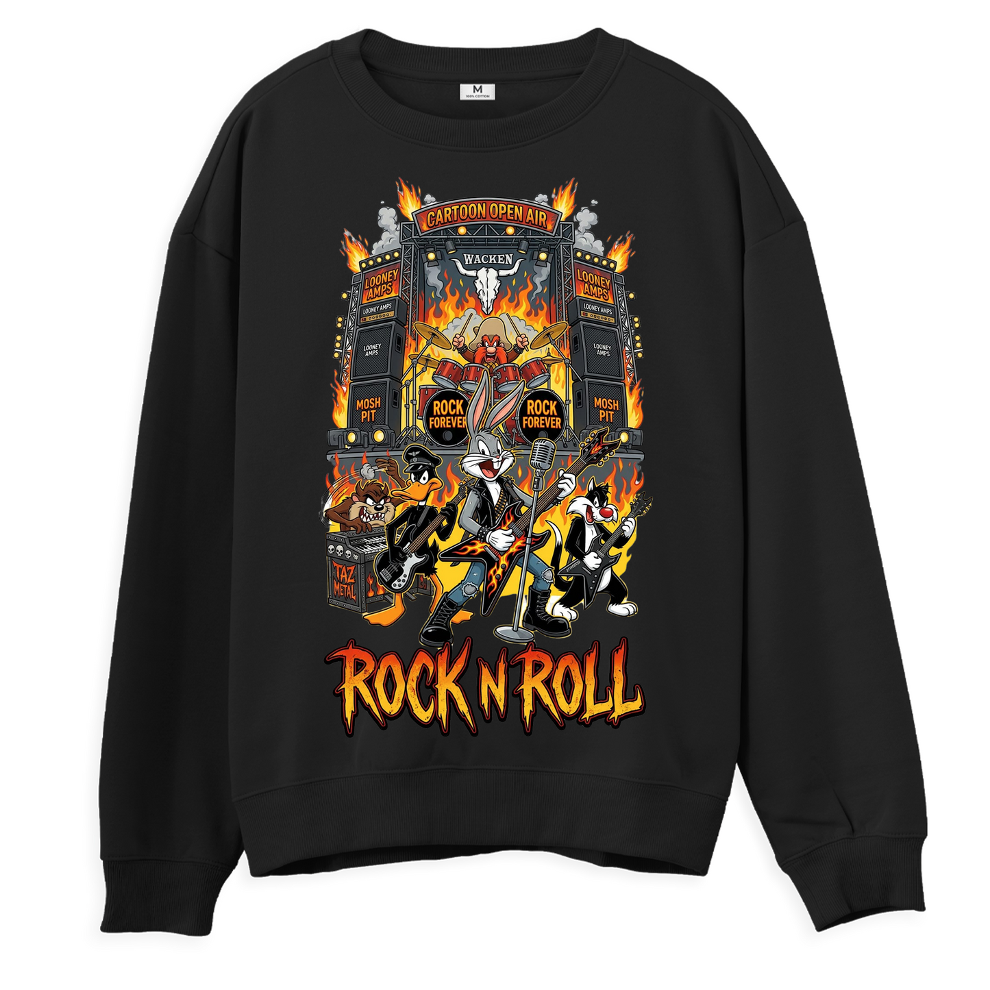 Looney Tunes: Retro Rock Riot Regular Sweatshirt