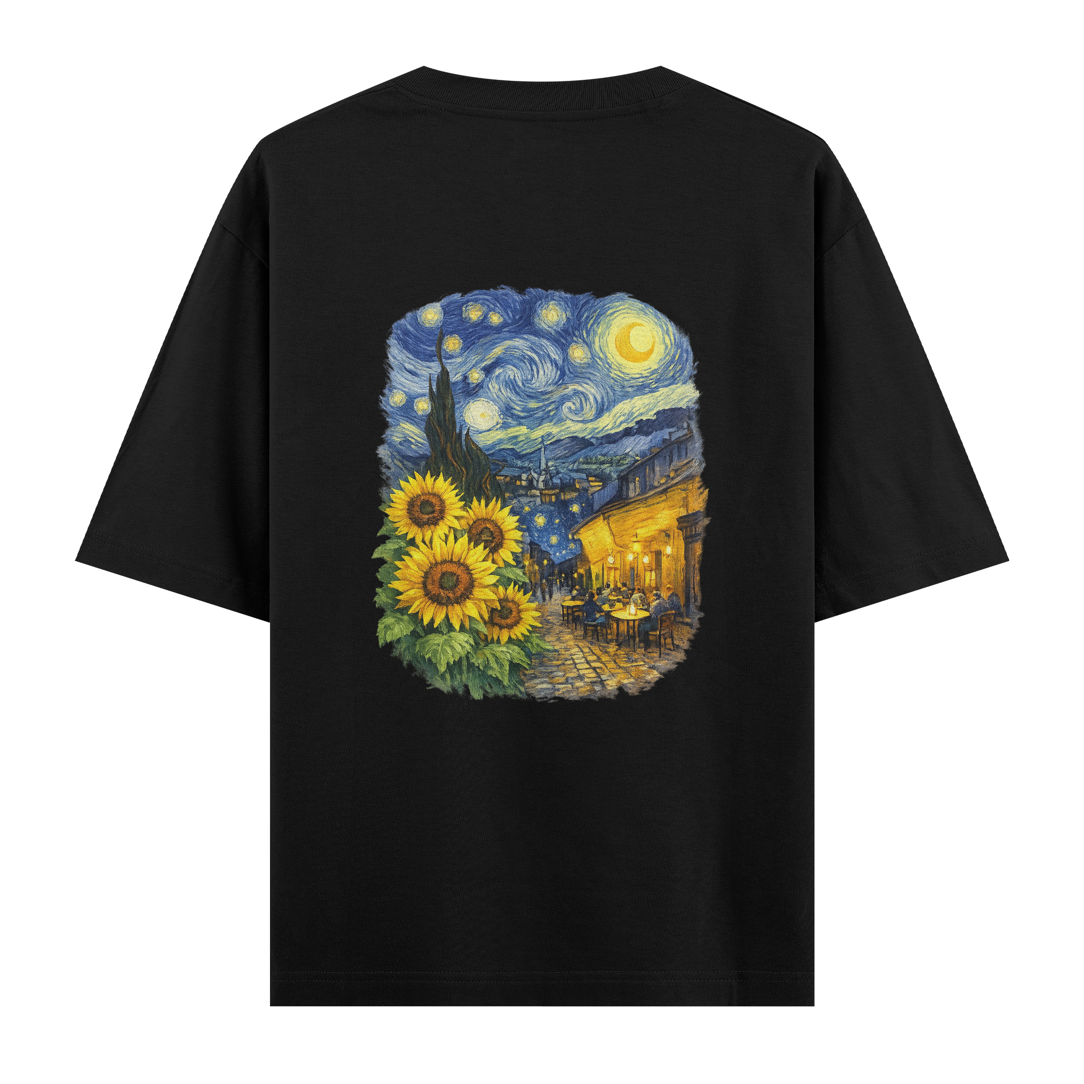 Sanat Serisi: Van Gogh Oversize T-Shirt