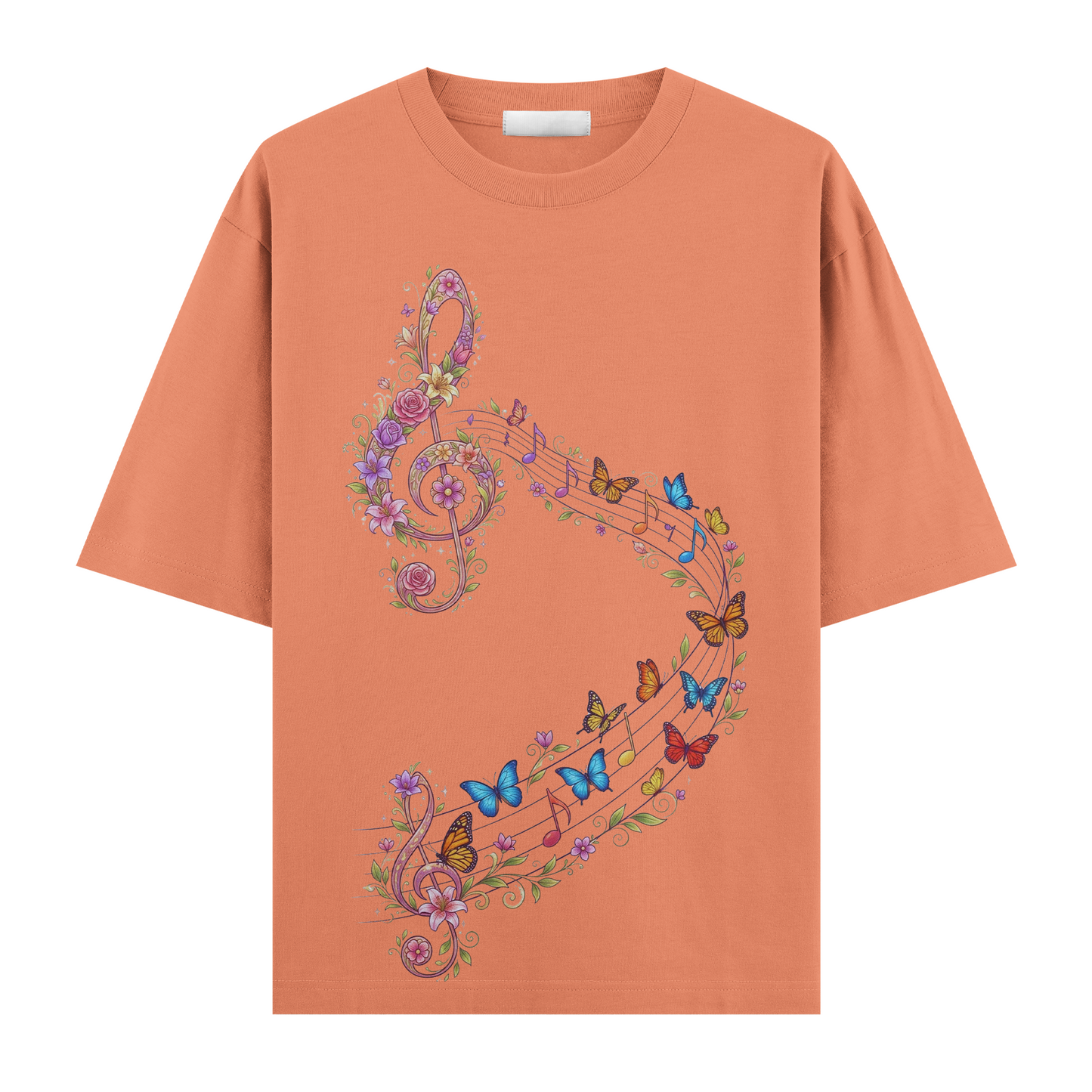 Musik-i Kelebek Oversize T-Shirt
