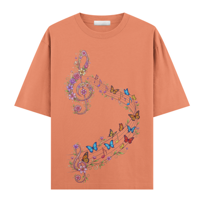 Musik-i Kelebek Oversize T-Shirt