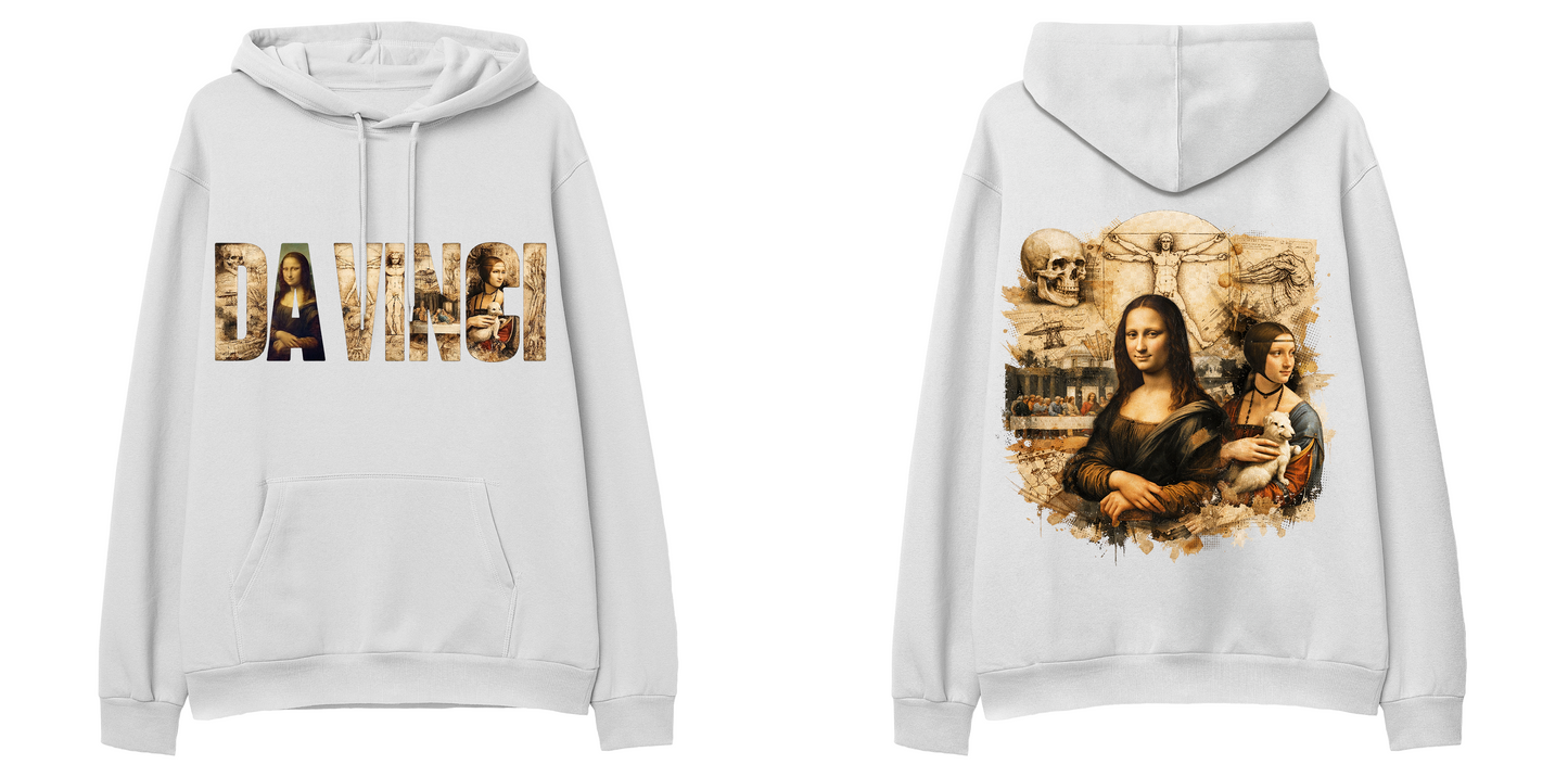 Sanat Serisi: Da Vinci Regular Hoodie
