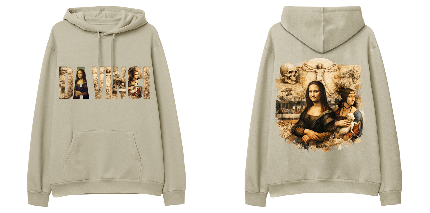 Sanat Serisi: Da Vinci Regular Hoodie